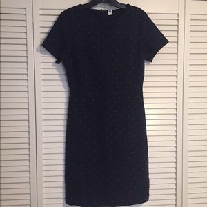Old Navy Sheath Dress, Navy Blue, Barely Worn